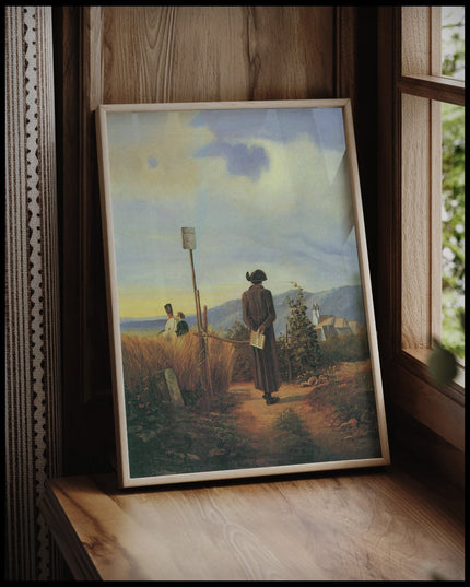 Der verbotene Weg (Jesuitenpater in der Landschaft)