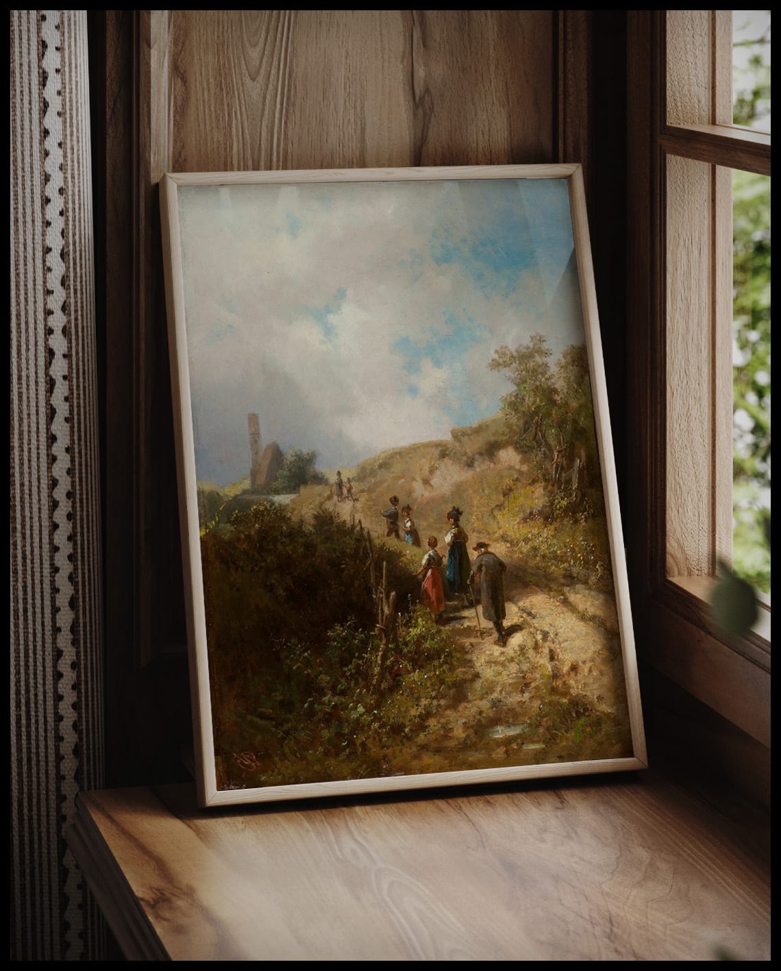 Le chemin vers l'église