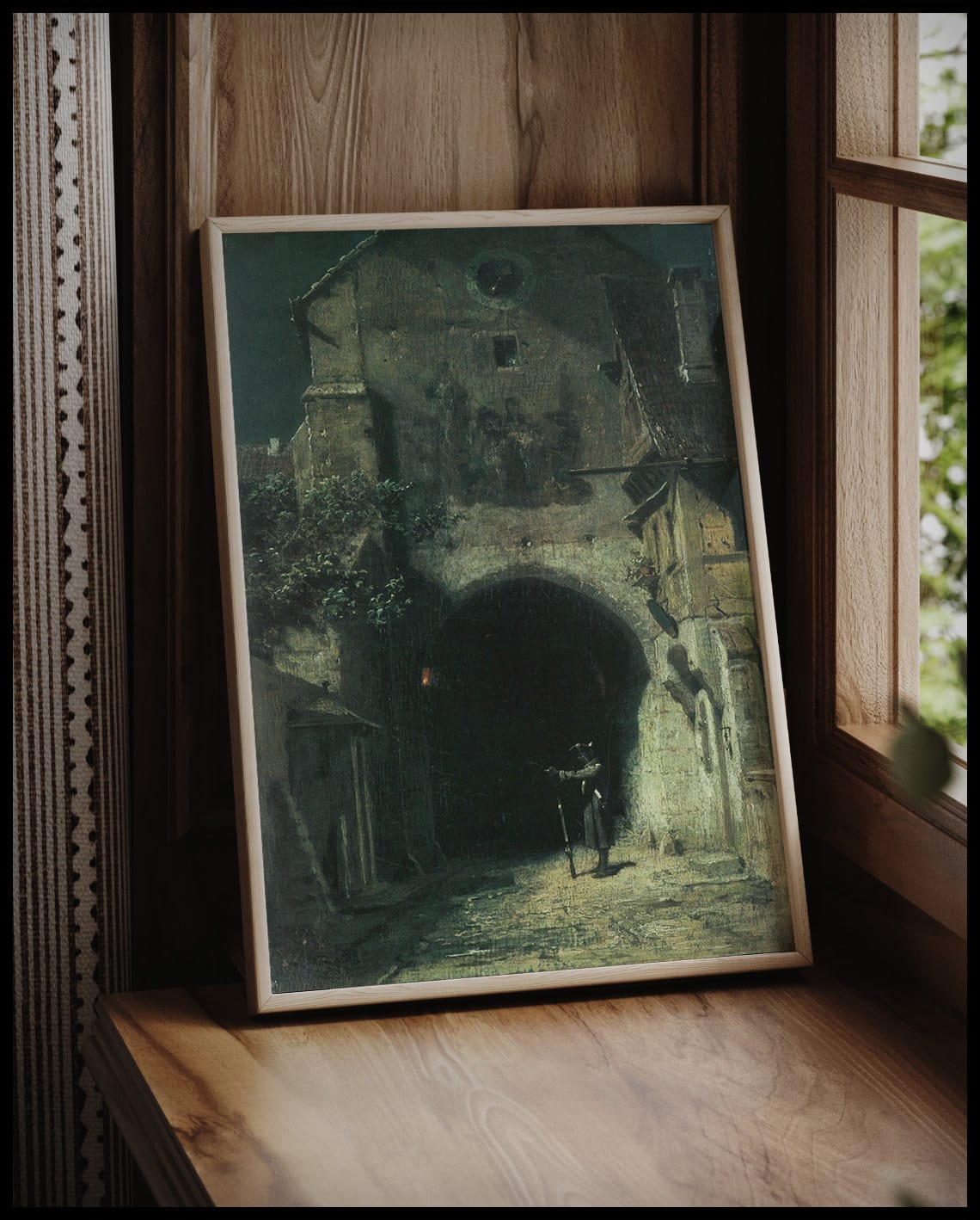 Garde de bouclier qui bâille (Poste qui bâille)