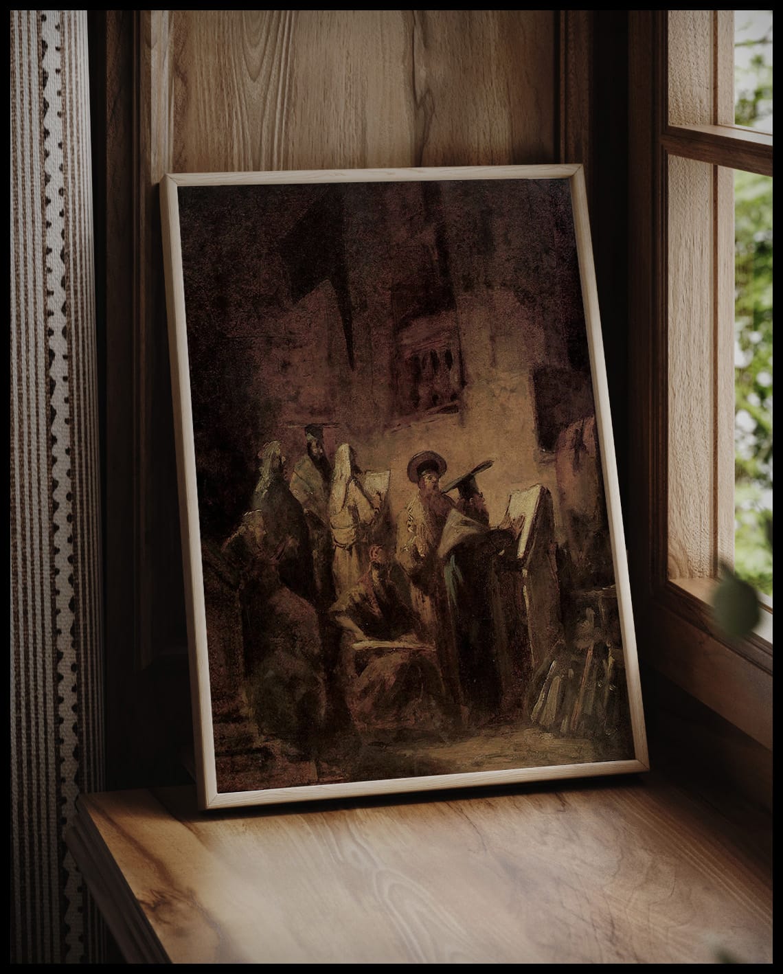 Dans la synagogue