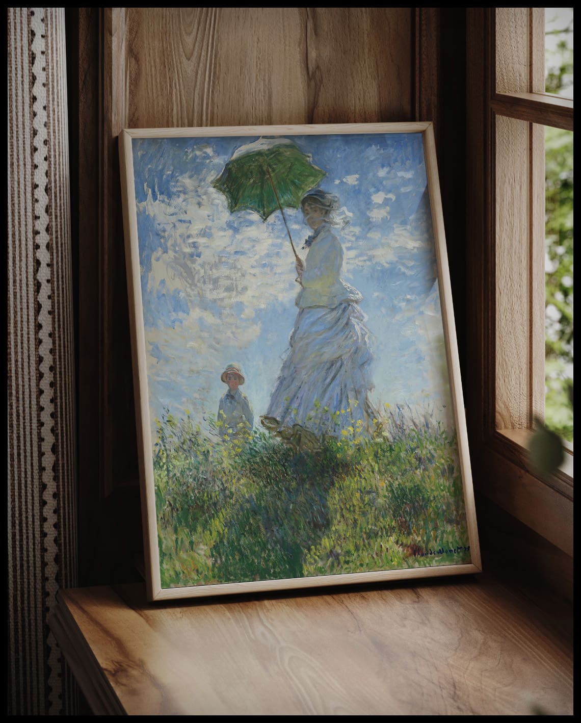 Madame Monet et son fils