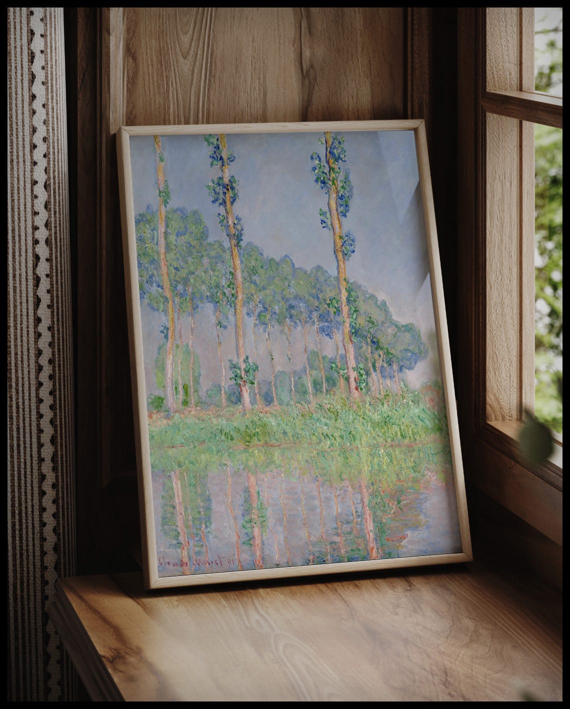 Poplars, Pink Effect