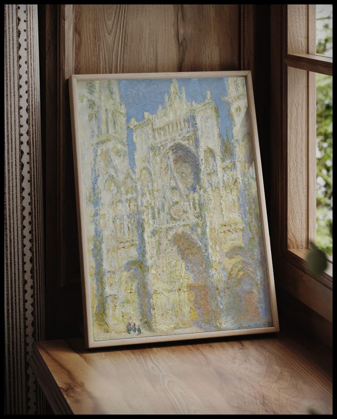 Rouen Cathedral, West Facade, Sunlight