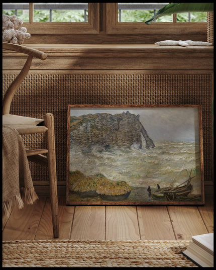 Stormy Sea In Étretat