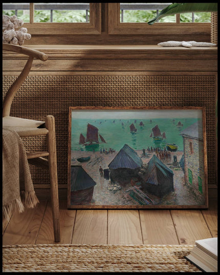 The Departure of the Boats, Étretat