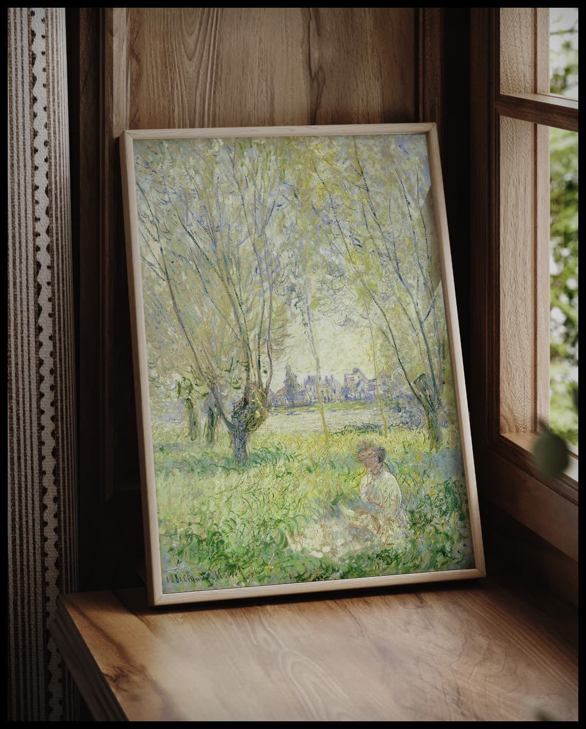 Woman Seated under the Willows