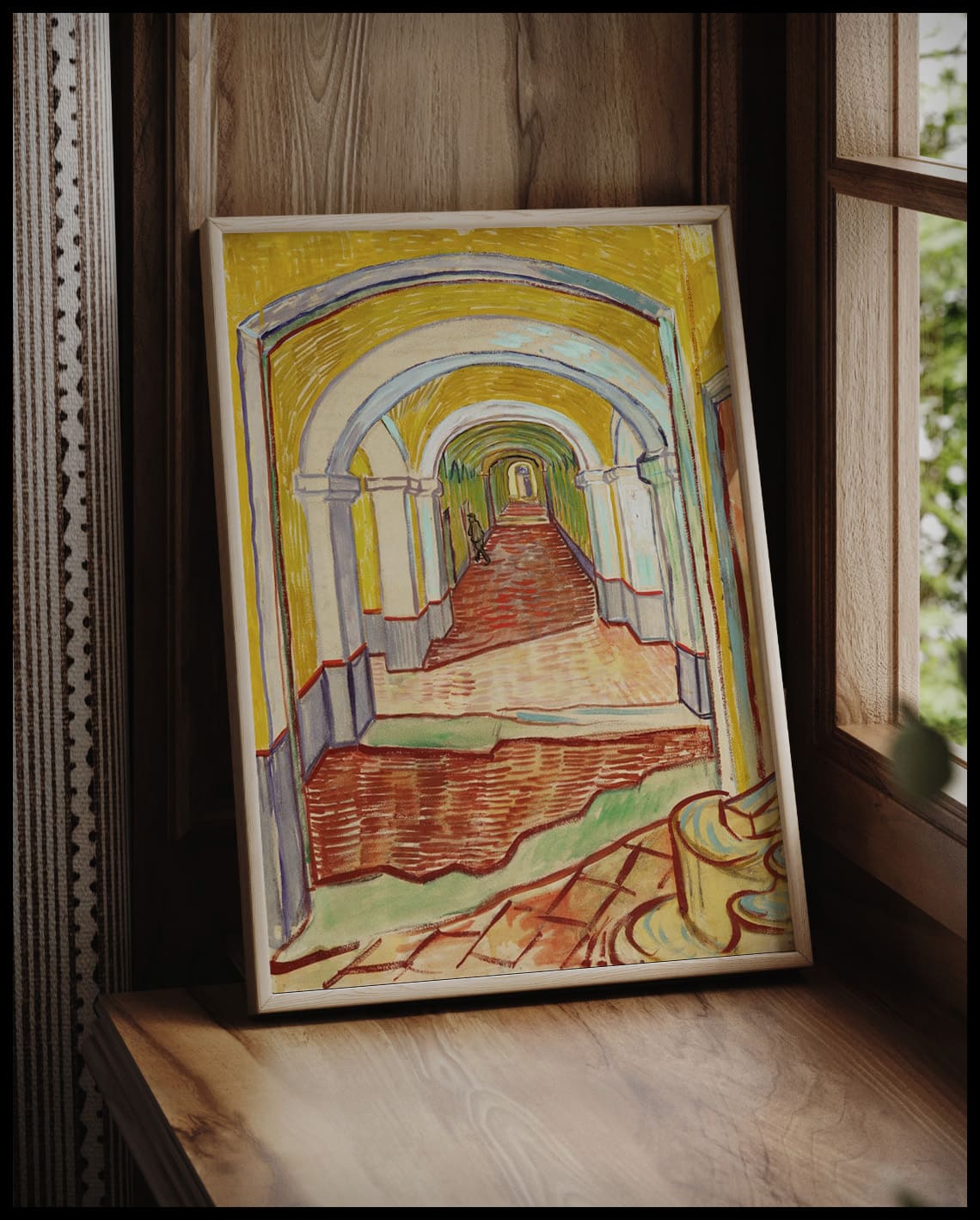 Corridor in the Saint-Paul Hospital
