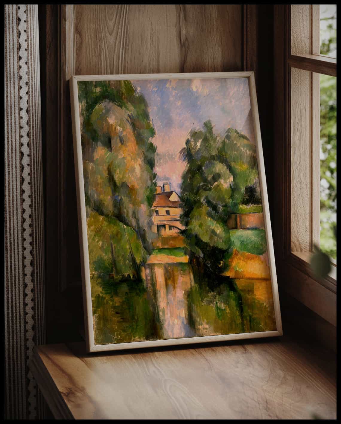 Maison de campagne au bord de la rivière