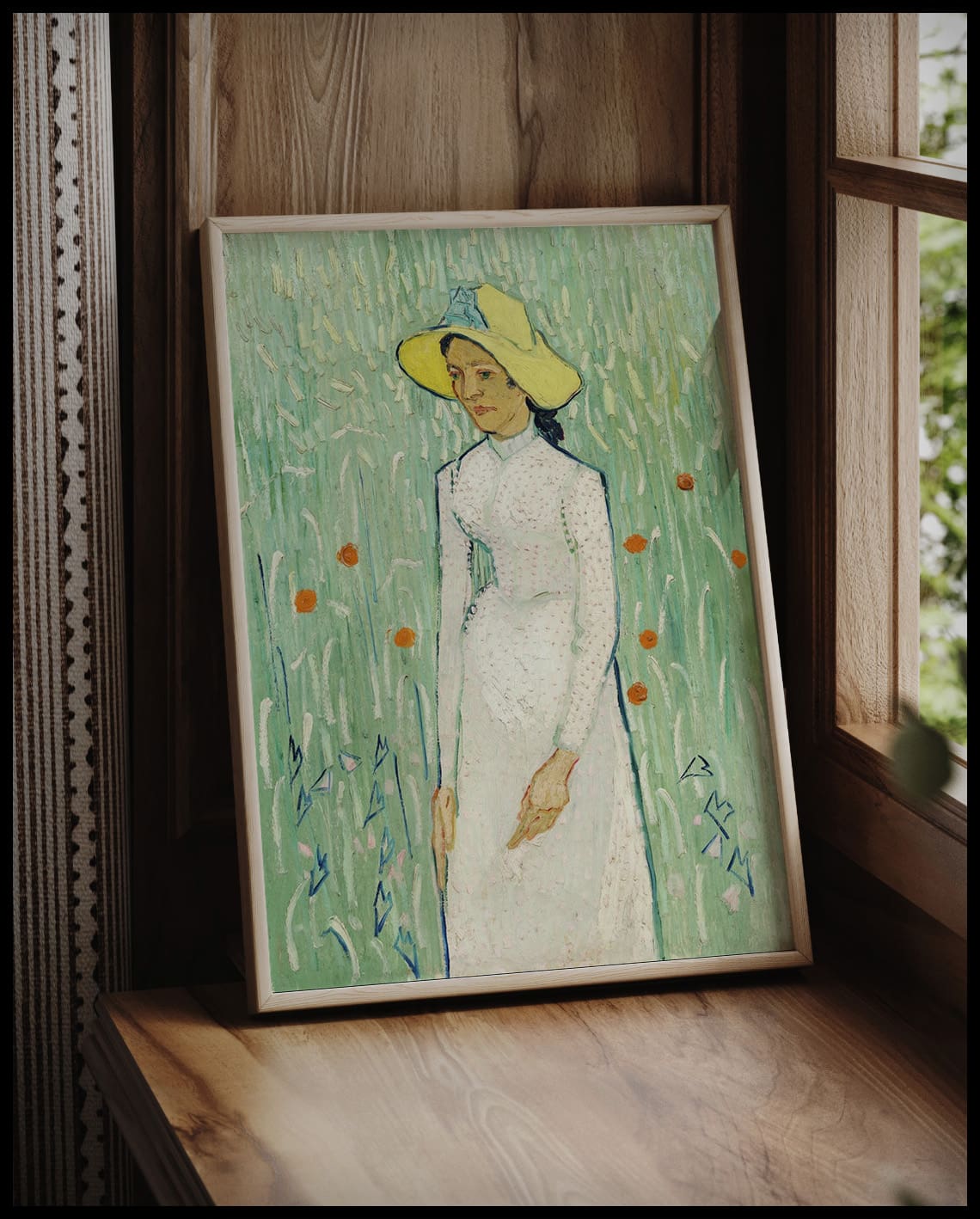 Girl in white