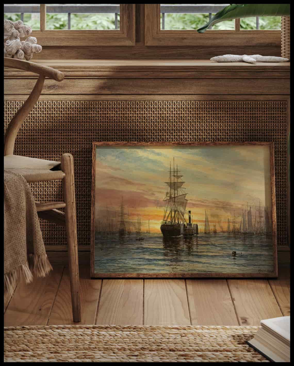 Scène du port