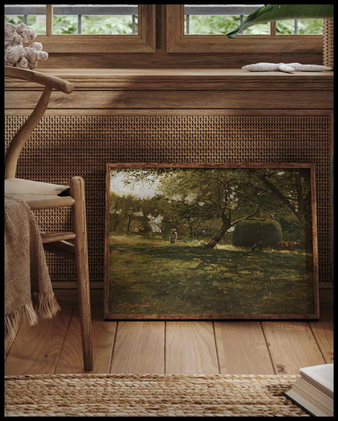 Scène de la moisson