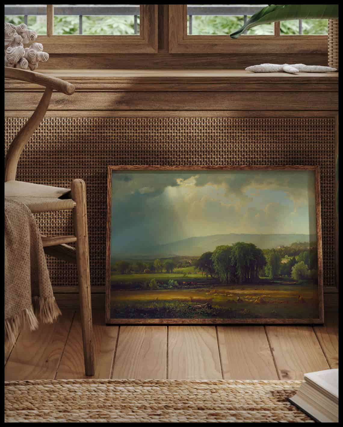 Scène de la moisson