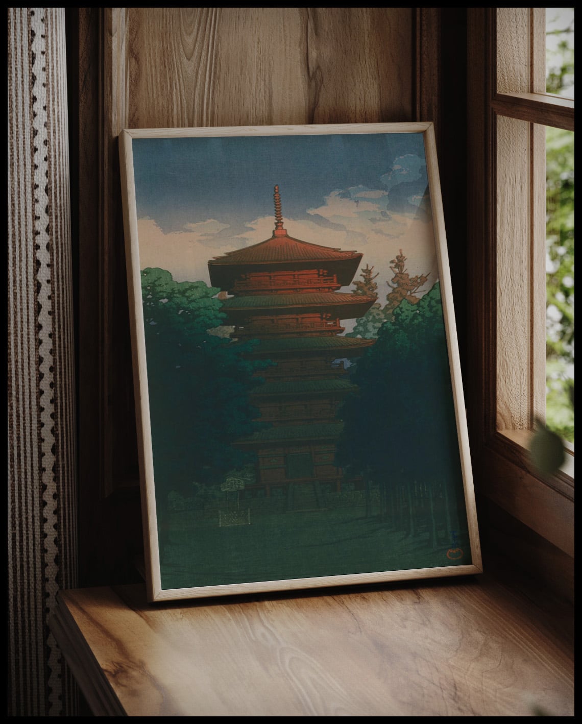 Pagoda at Honmon Temple, Ikegami