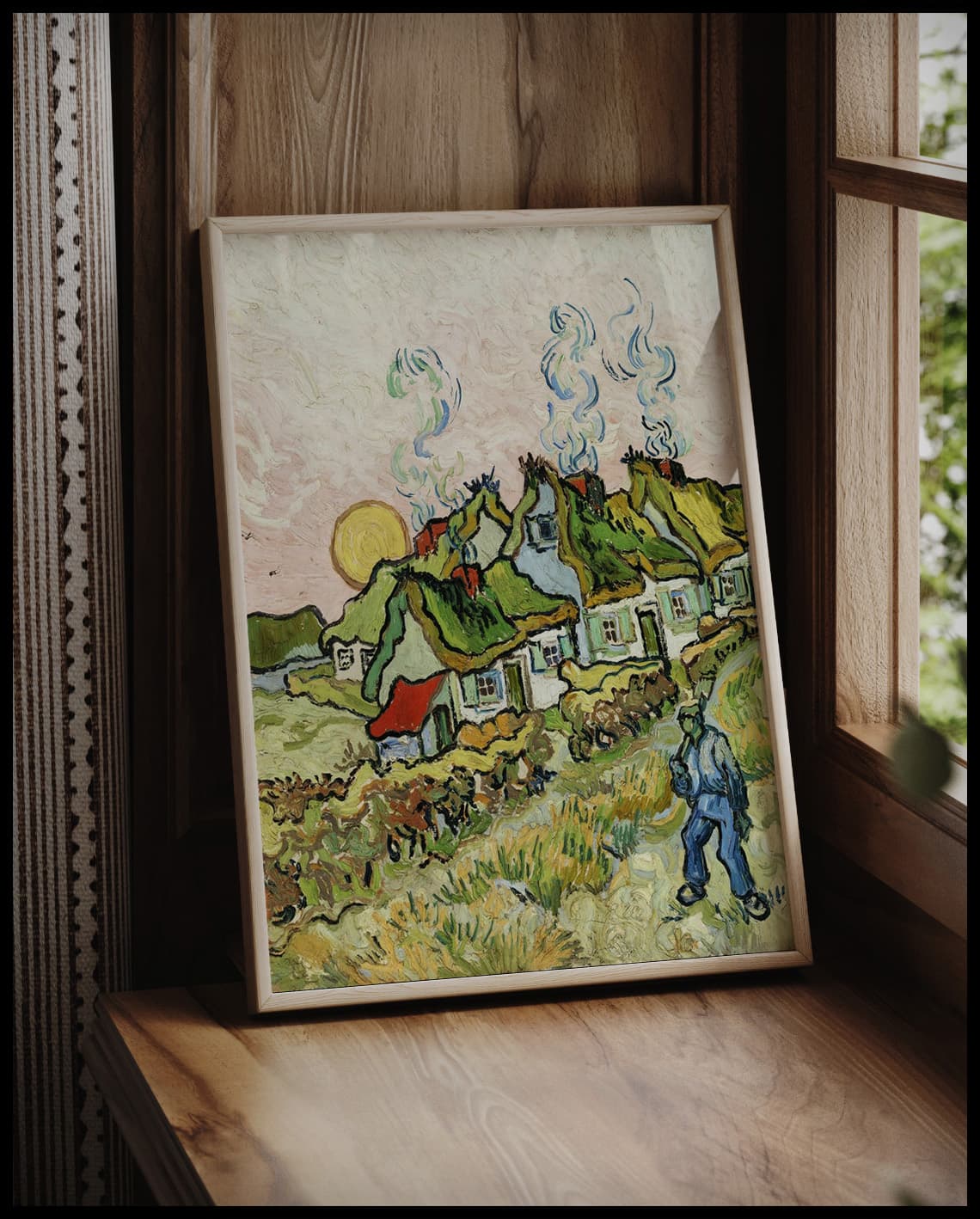 Houses and Figure