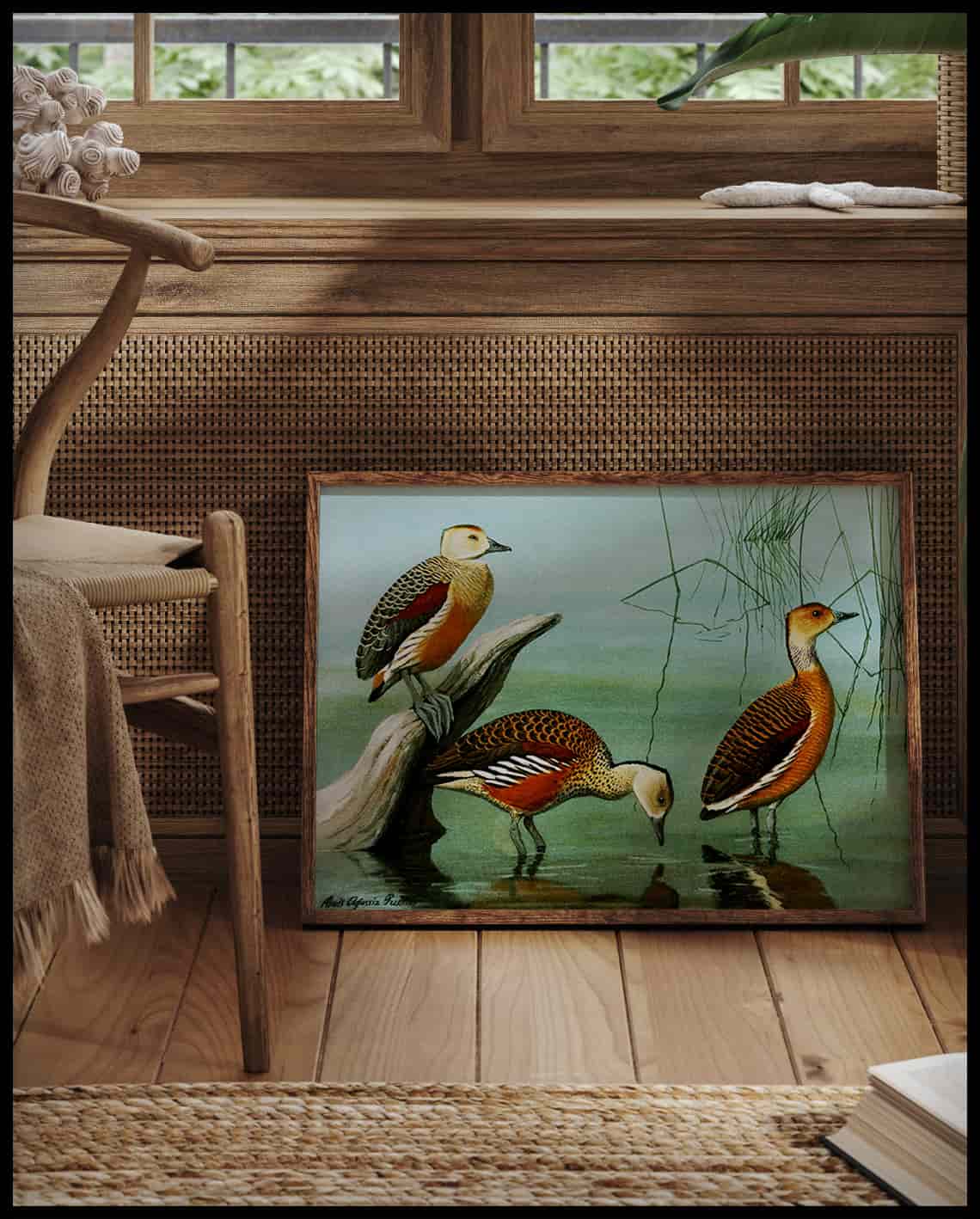 Java Whistling Duck Poster