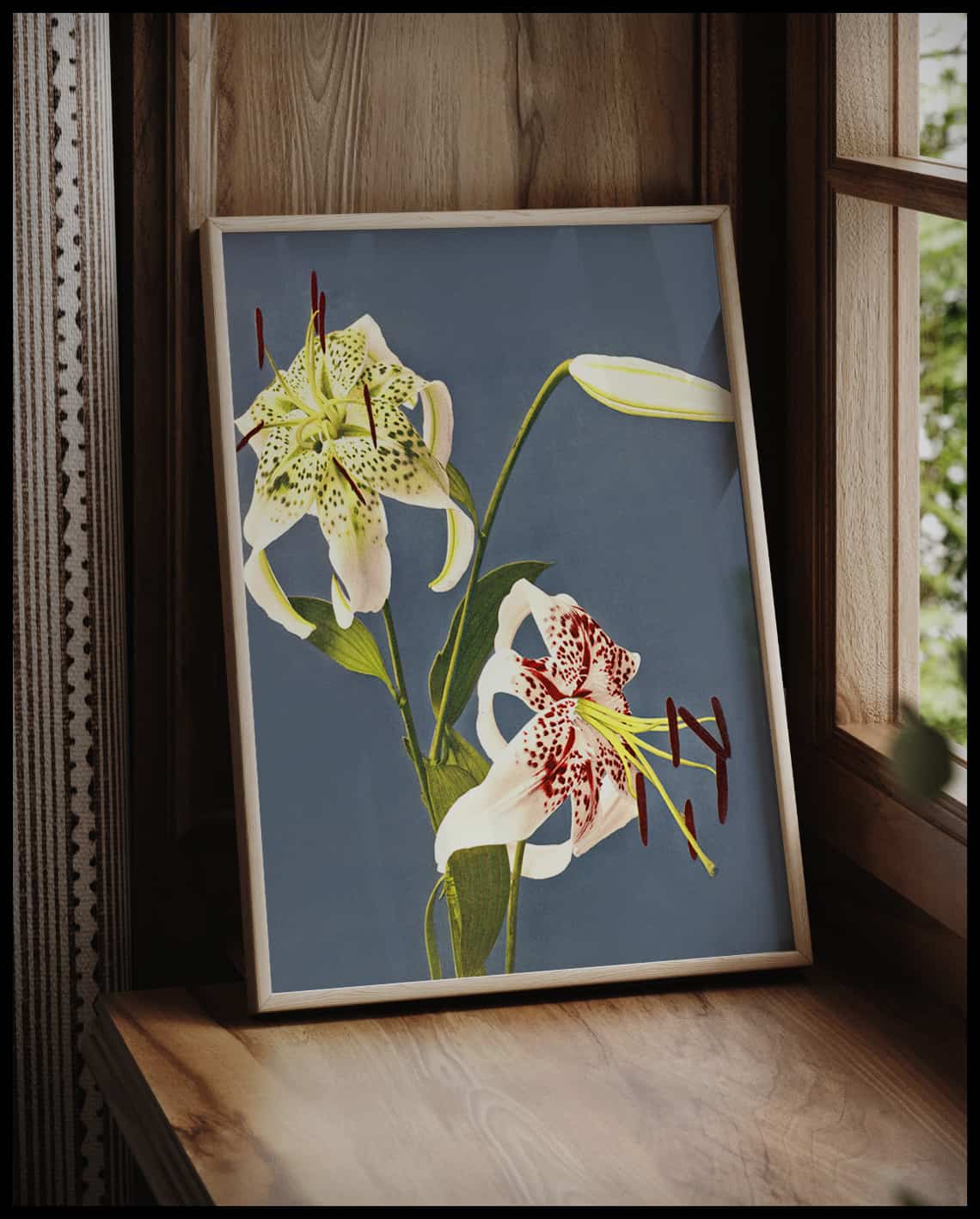 Lilies Collotype