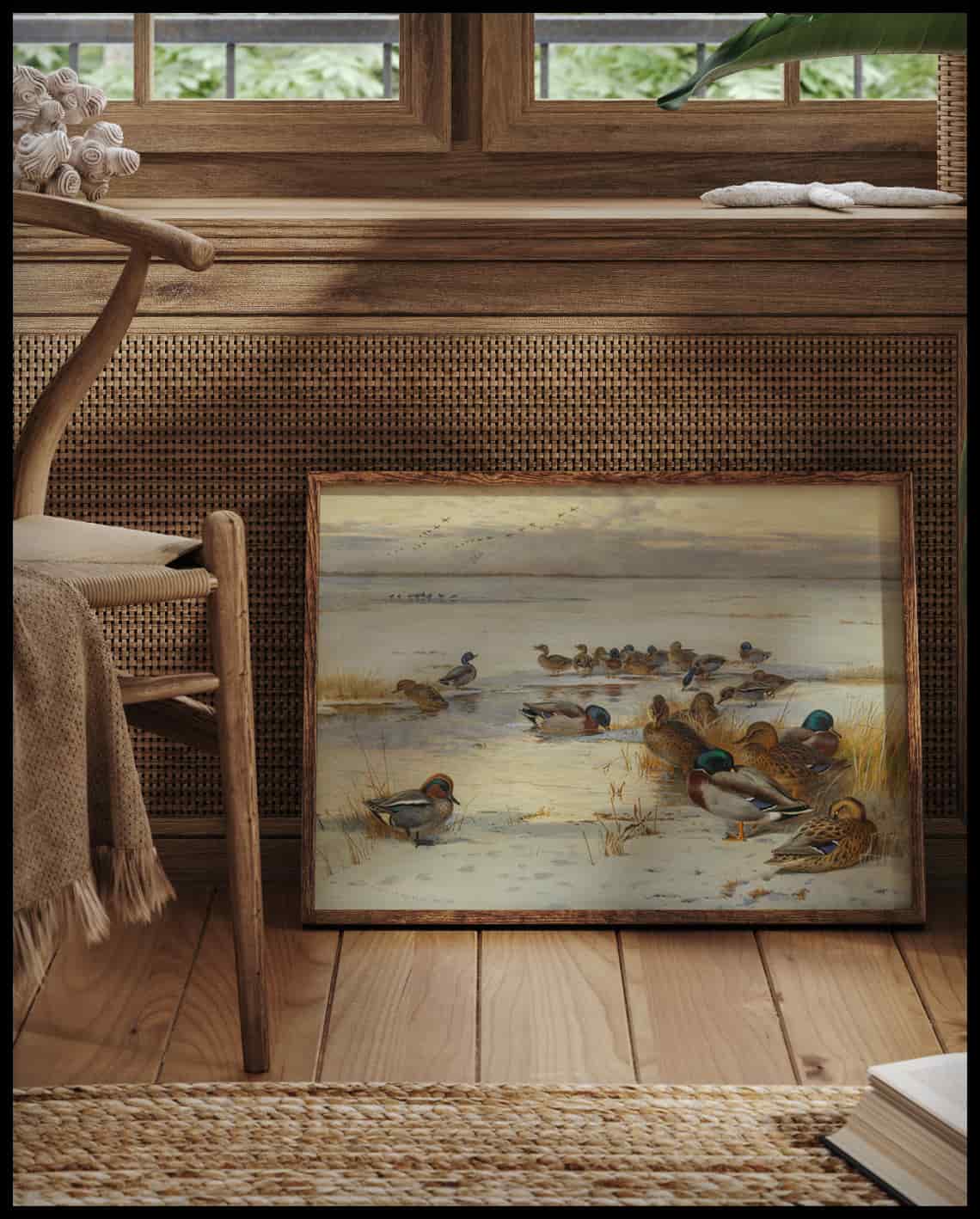Entenschwarm Poster