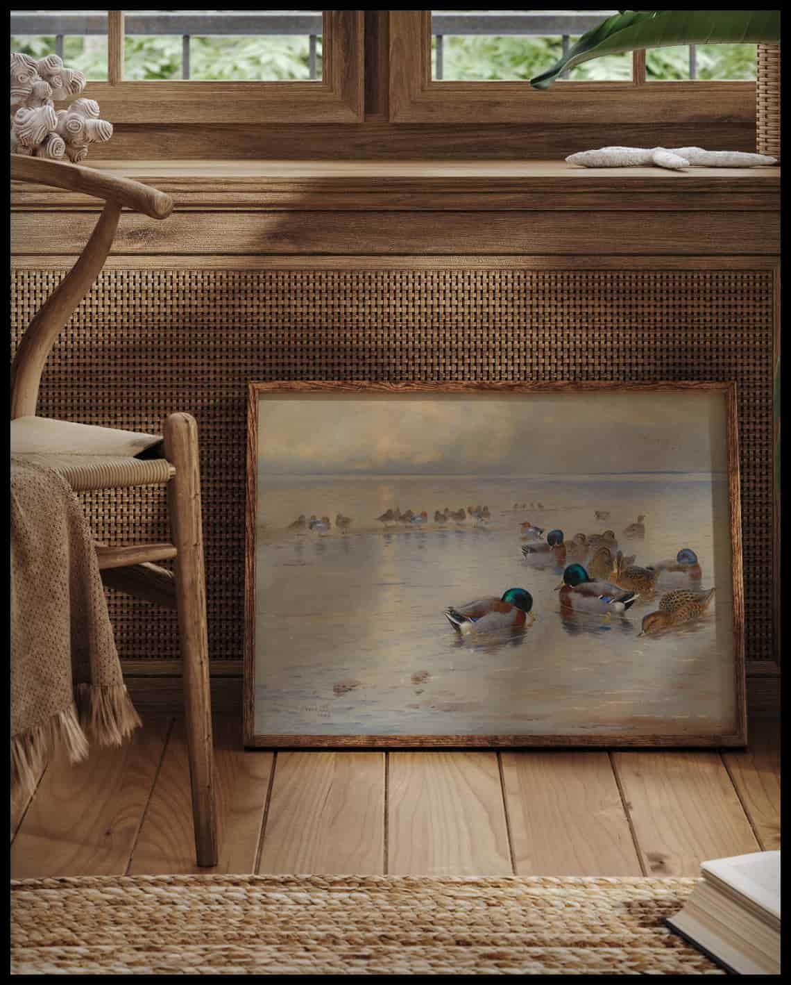 Entenschwarm Poster