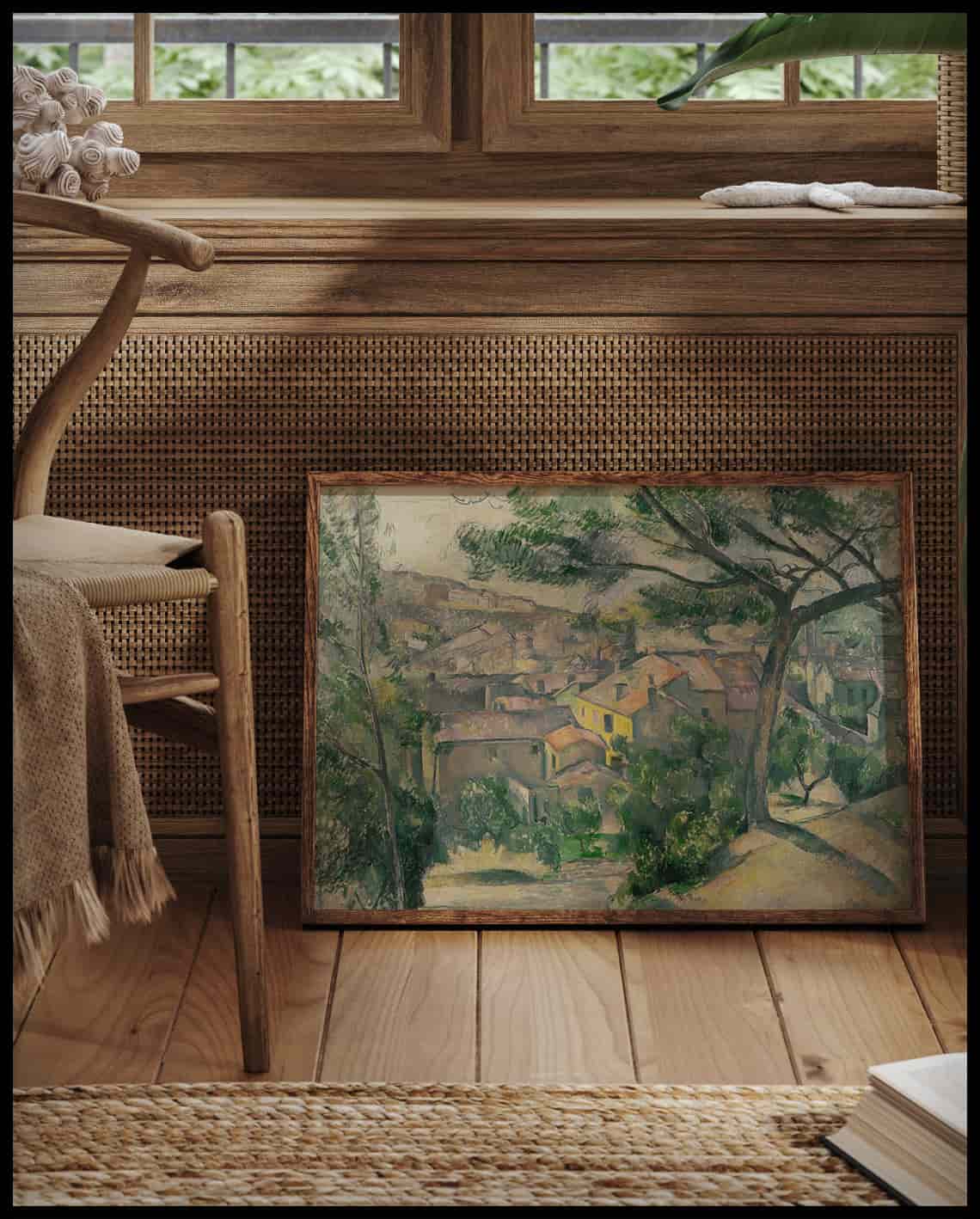L'Estaque contre la lumière du soleil