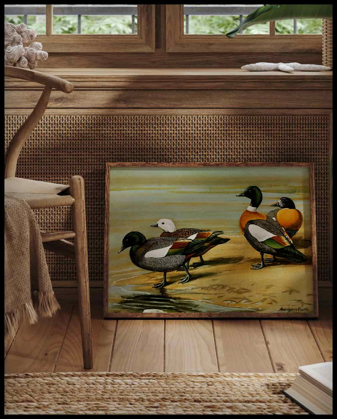 Fringillid Duck Poster