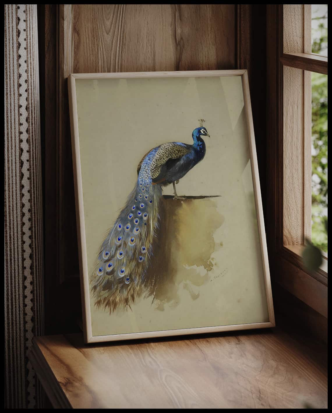 Peacock poster