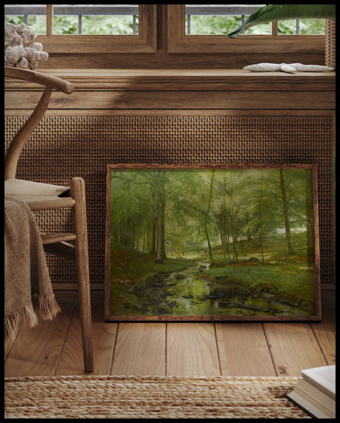 Au bord de la rivière dans le Spreewald