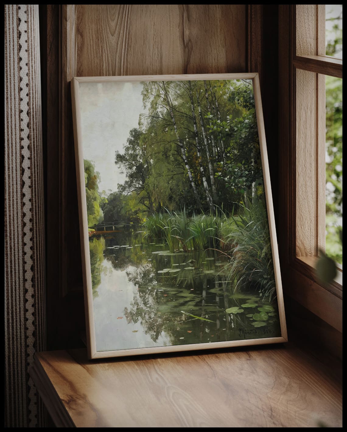 A summer day by the river