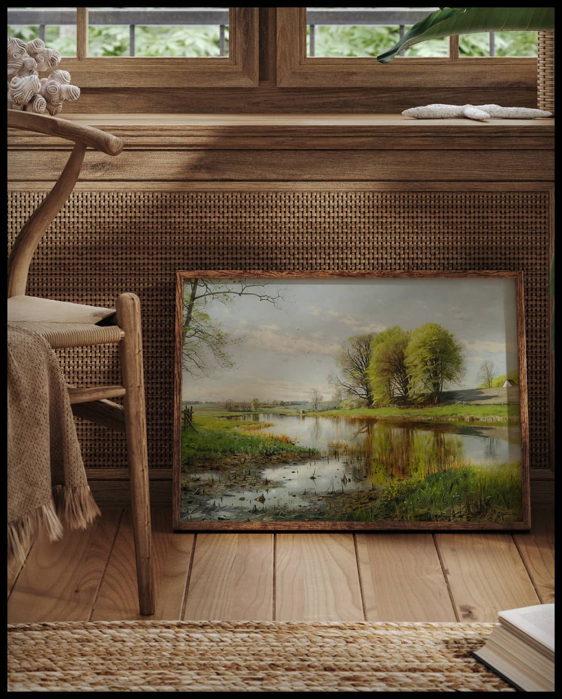 Landscape on a spring day