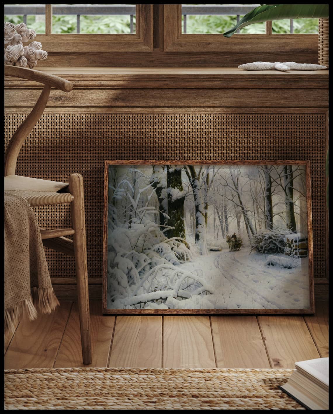 Wald im Schnee
