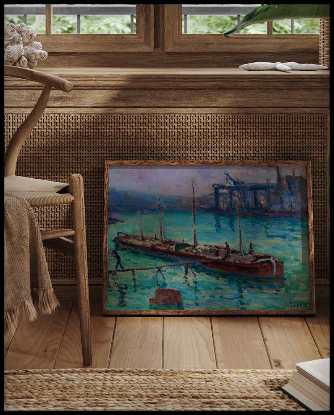 Peniche Au Bord De La Seine