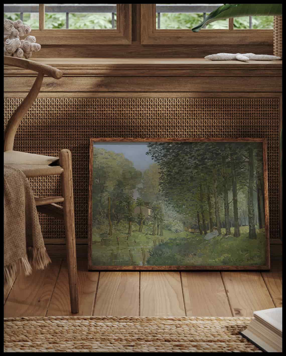 Repos au bord de la rivière