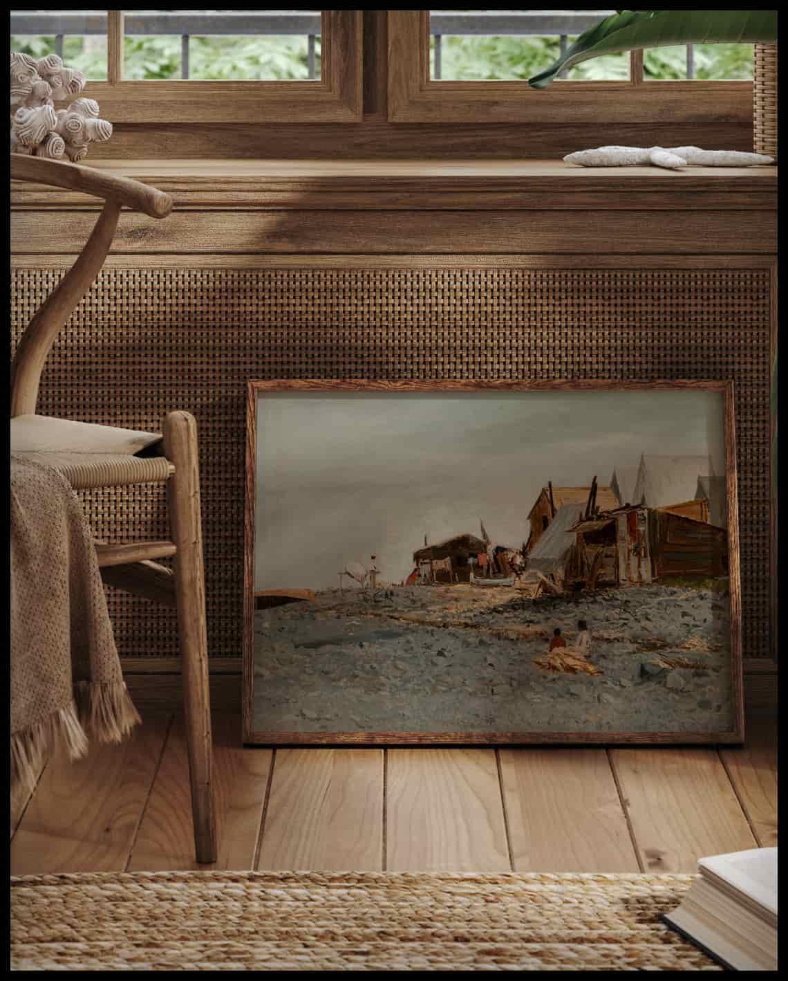 Village de la pêche au saumon