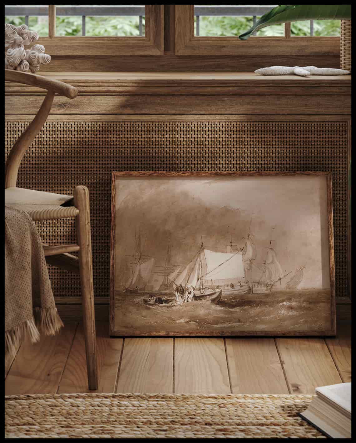 Scène d'expédition