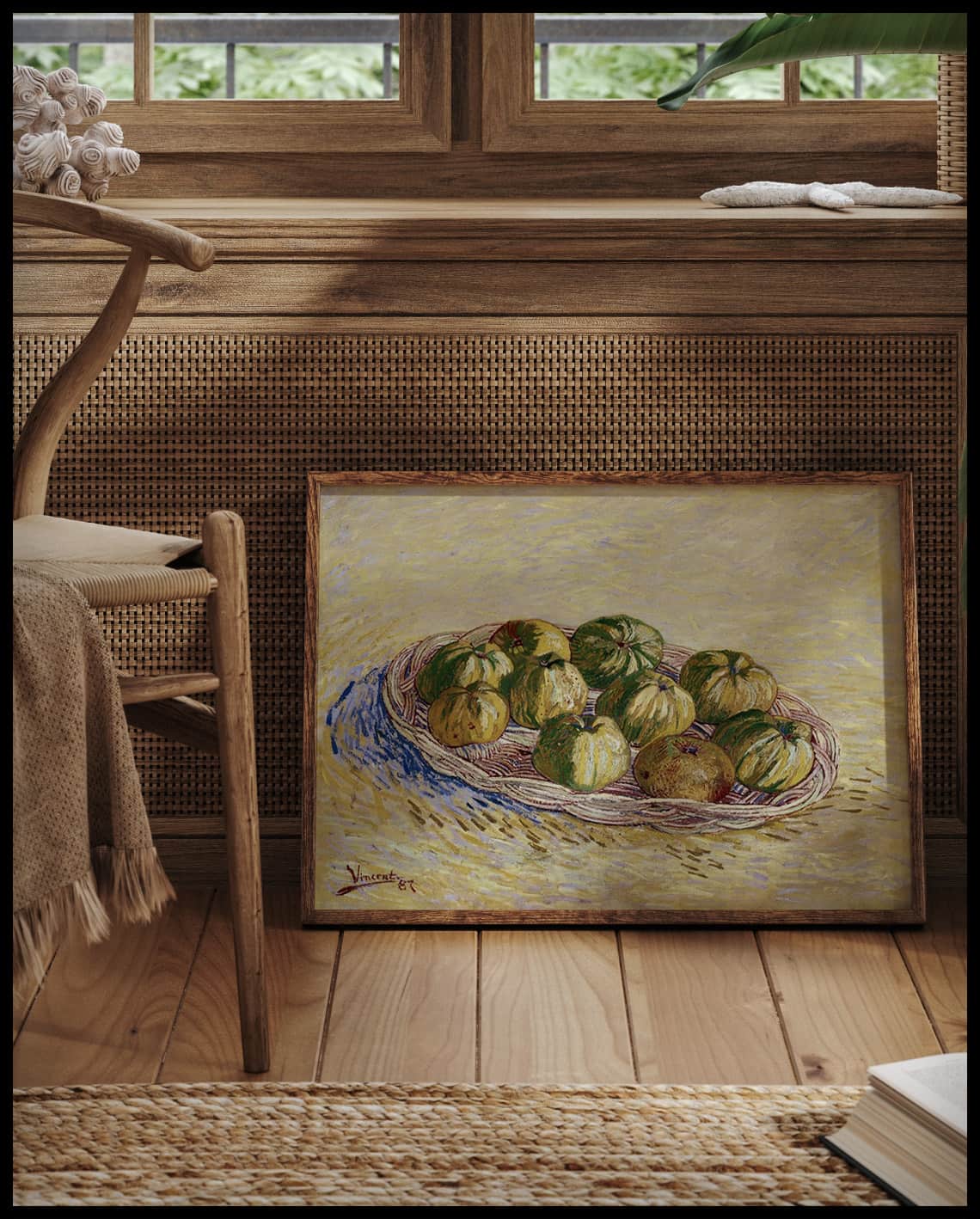 Still Life, Basket of Apples