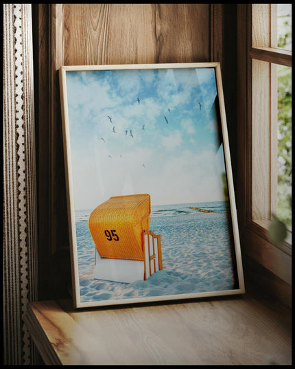 Strandkorb Poster