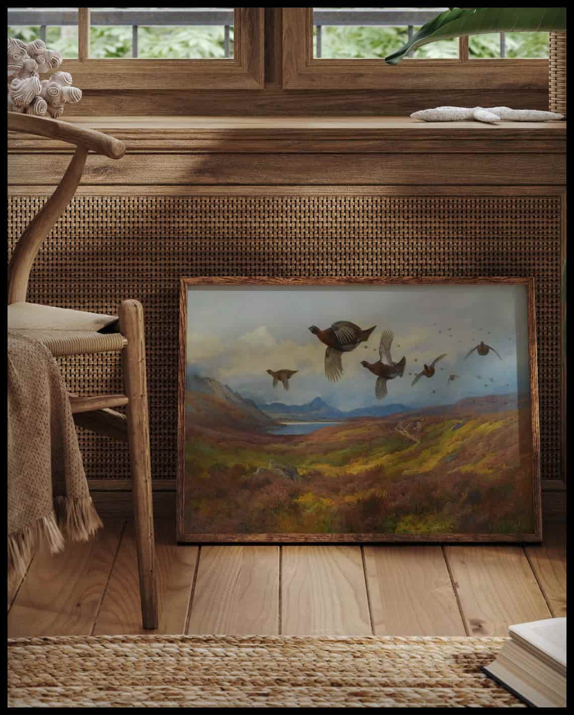 Moorschneehühner Poster