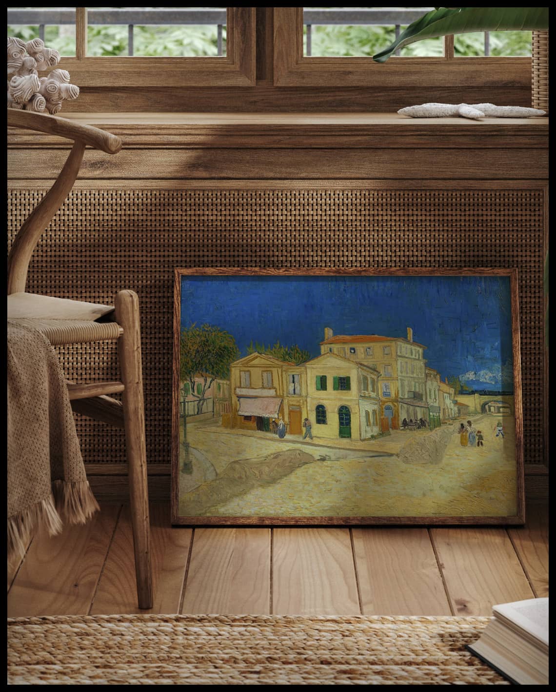 The yellow house
