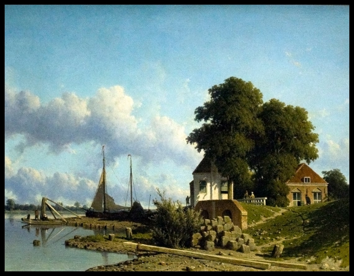 Sur la rivière Lek, près d'Elshout