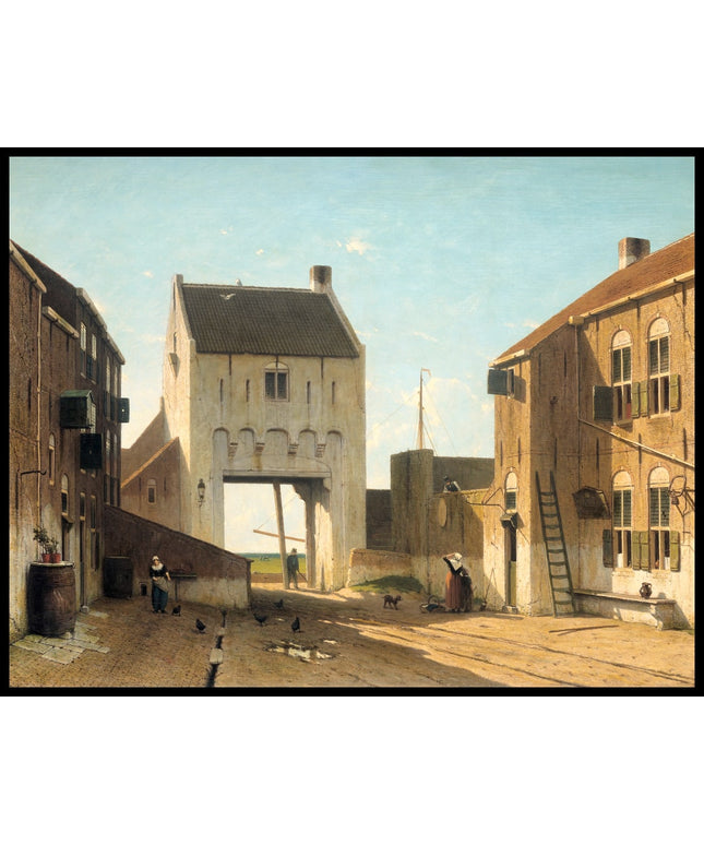 Een stadspoort te Leerdam