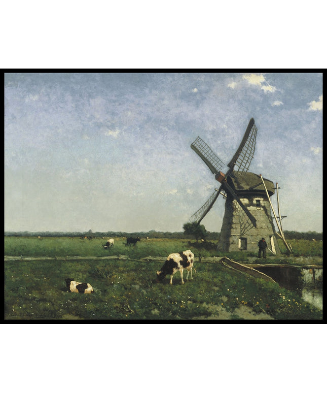 Landscape with Windmill near Schiedam