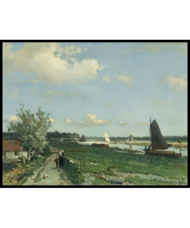 The Trekvliet Shipping Canal near Rijswijk