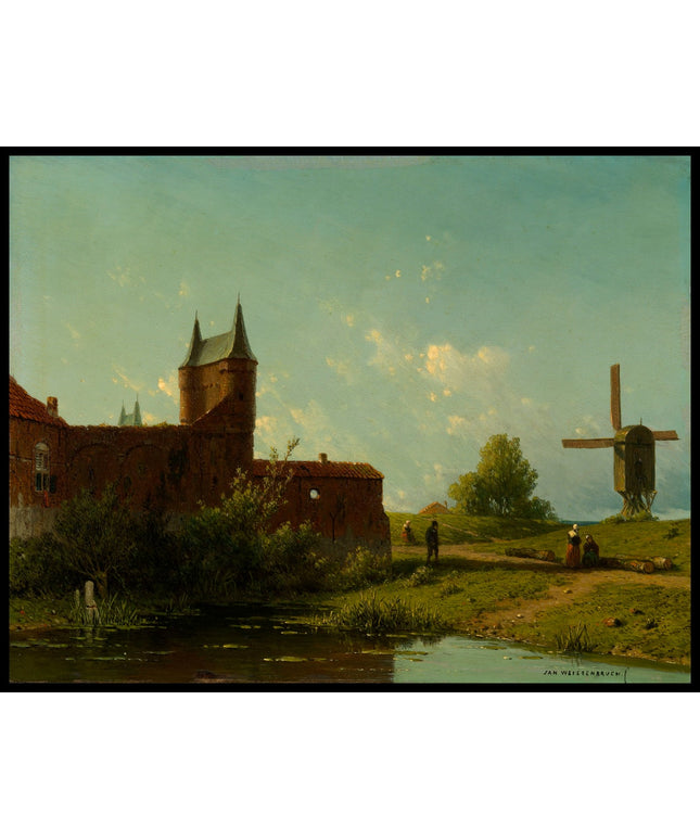 View in a Dutch town