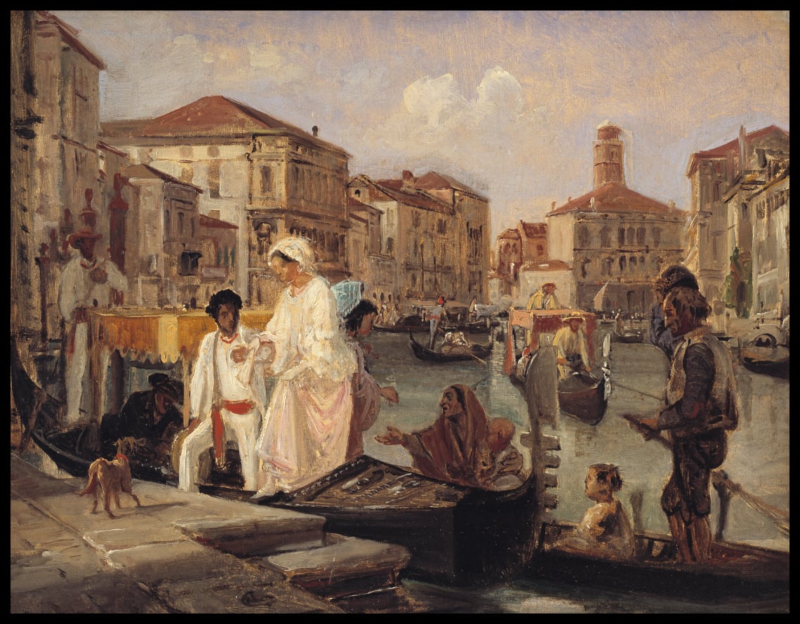 S'éclairer depuis une gondole à Venise