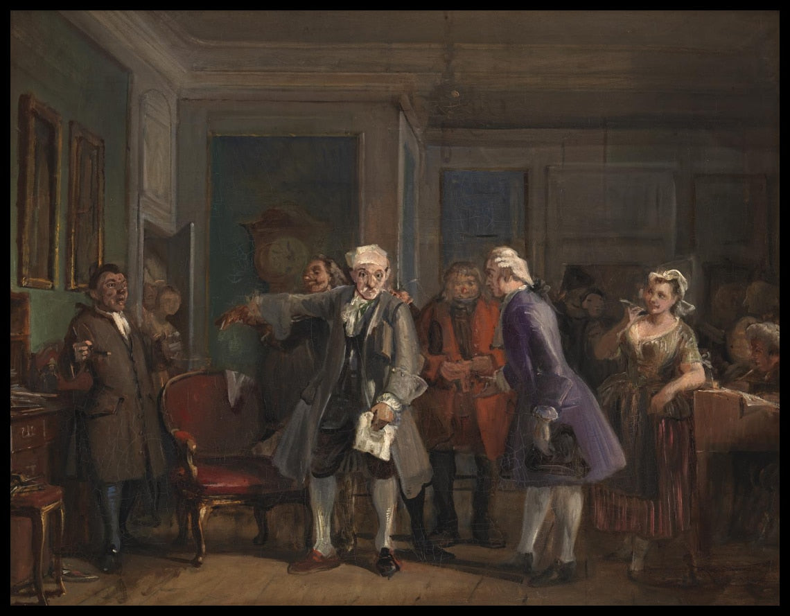 Tiré de The Fidget de Ludvig Holberg, Acte I, Scène 6