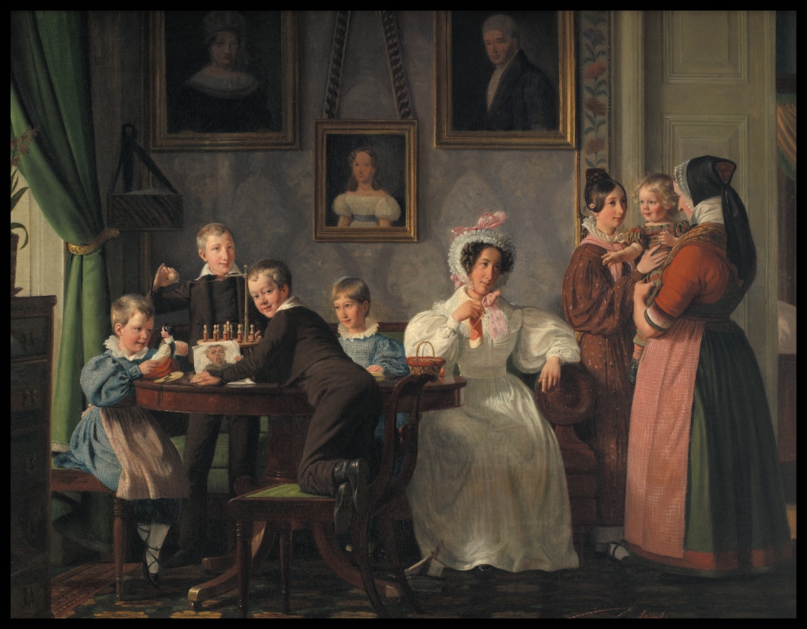 La famille Waagepetersen
