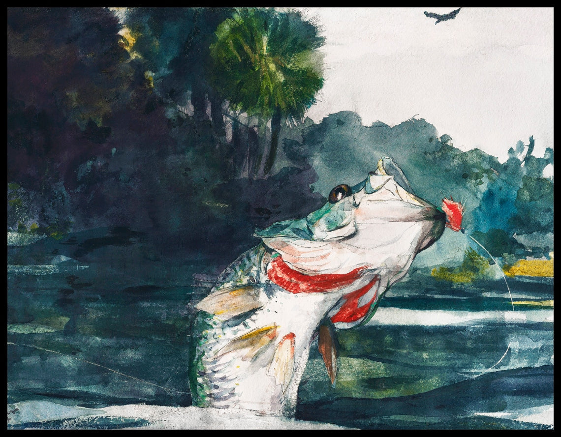 Life-Size Black Bass