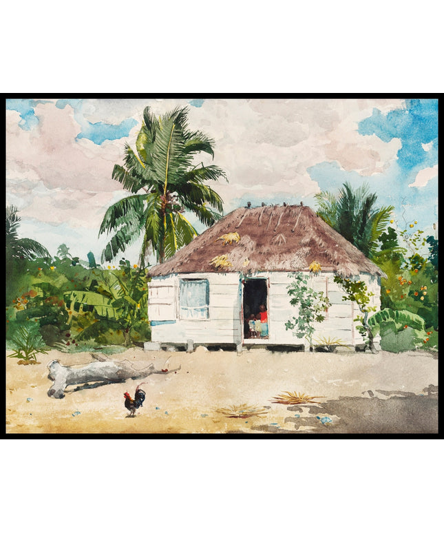 Native Hut At Nassau