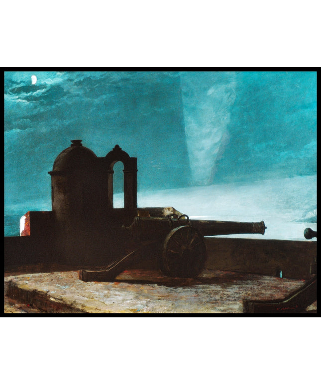 Searchlight On Harbor