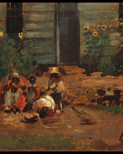 Sketch Of A Cottage Yard