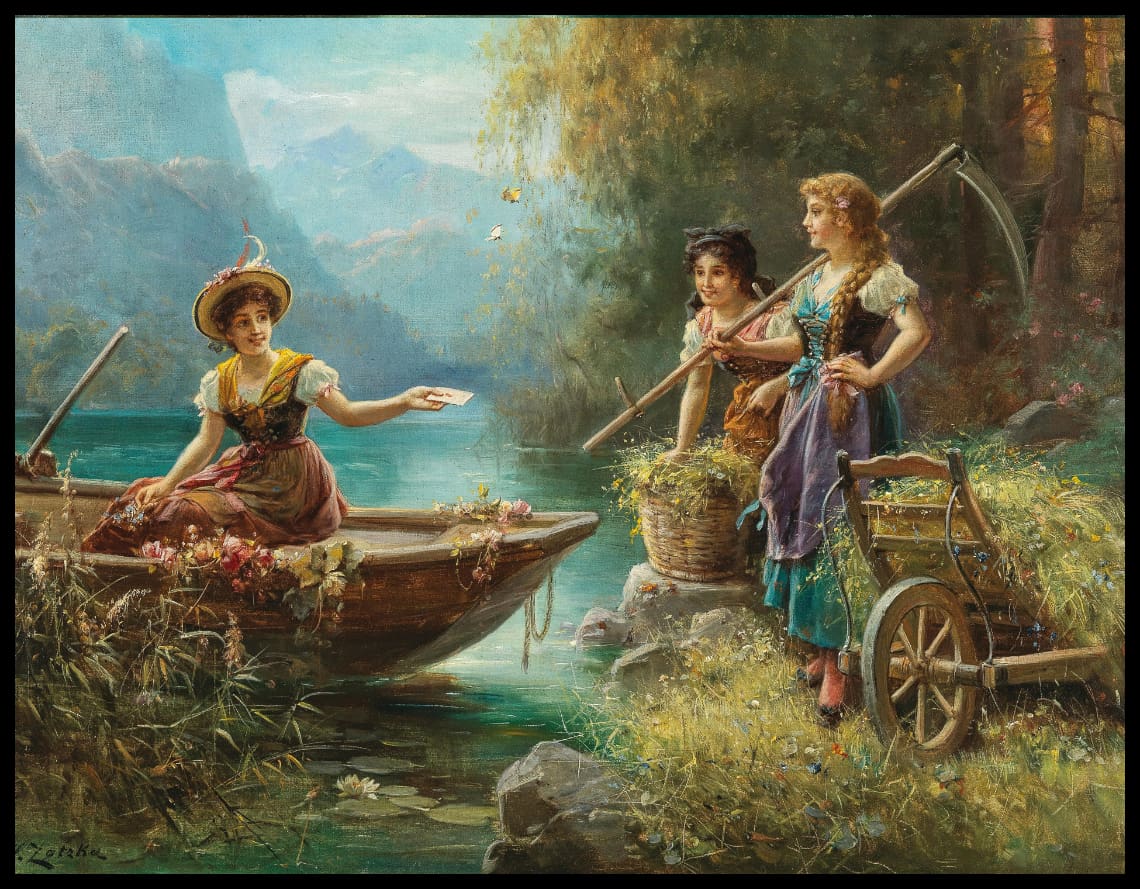 The Love Message 1900